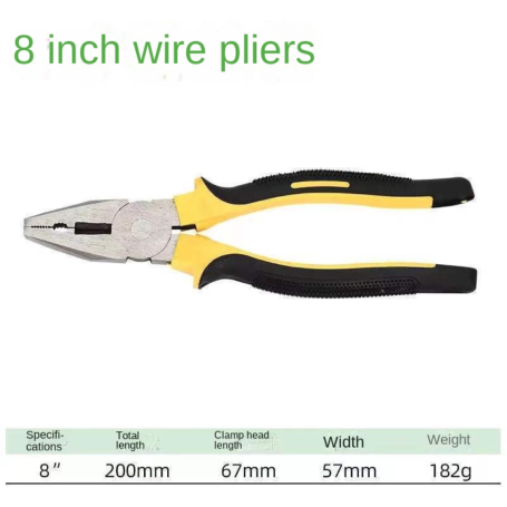 Pince à Fil Nors 8" Antidérapante - Précision et Sécurité pour vos Projets de Bricolage