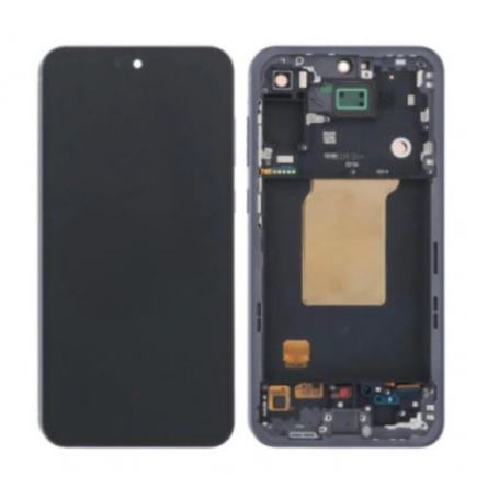 Ecran Samsung Galaxy A55 5G (A556B) Jaune + Châssis (Service Pack) - GH82-34305D