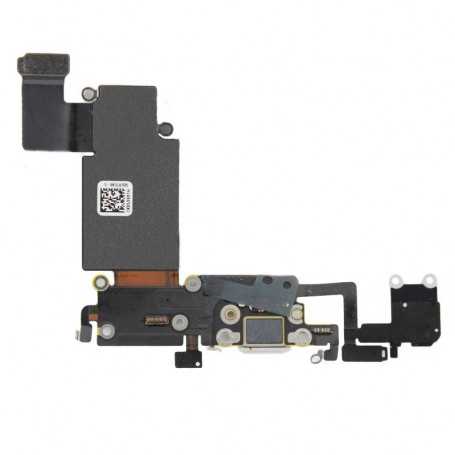 Connecteur de charge iPhone 6S Plus Blanc - Micro + Prise Jack + Antenne GSM