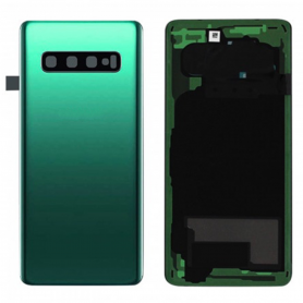 Vitre Arrière Originale Samsung Galaxy S10 Plus Prism Vert - Grade A - Remplacement de Qualité
