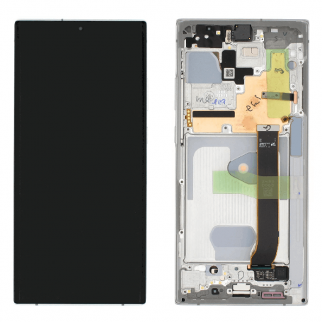 Ecran Samsung Galaxy Note 20 Ultra 4G/5G (N985/N986) Argent + Châssis (In-cell) - Sans Empreinte