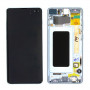 Ecran Samsung Galaxy S10 Plus (G975) Prism Bleu + Châssis (In-cell) - Sans Empreinte