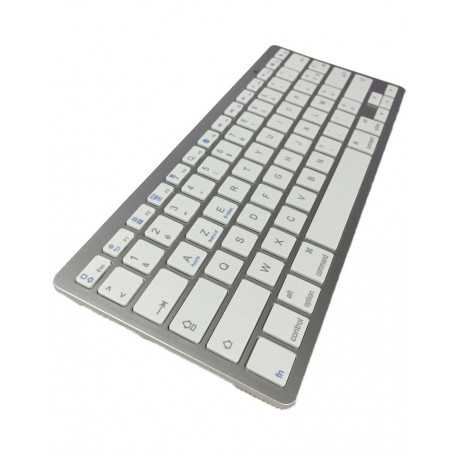 Clavier Bluetooth Ultra Slim Français AZERTY - Argent