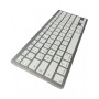 Ultra Slim French AZERTY Bluetooth Keyboard - Silver