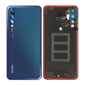 Vitre Arrière Huawei P20 Pro Bleu - Remplacement Original (Service Pack)