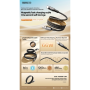 REMAX Aluminium Alloy USB / Type-C Cable with Easy Magnetic Storage 66W 1.2M - C02-AC