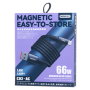 REMAX Aluminium Alloy USB / Type-C Cable with Easy Magnetic Storage 66W 1.2M - C02-AC