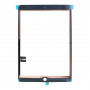 Vitre tactile iPad 10.2" (iPad 7e/8e/9e) (A2197/A2198/A2200/A2270/A2428/A2429/A2430/A2602/A2603/A2604/A2605) Noir + Autocollant