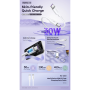 Câble Type-C / Type-C Charge Rapide 30W 2M REMAX Série Marlik RC-C021 - Blanc