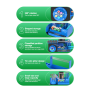 RELIFE RL-001H 26*13.5*8 Rotatable Multifunctional Repair Storage/Grey