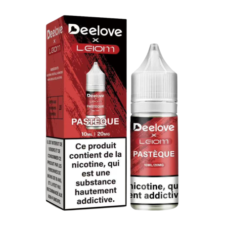 Huile Remplaçante E-Liquide 10ml - Deelove x Leiom - 2% Nicotine - Sucre à Bulles de Pastèque