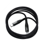 Câble de Charge Type-C / Lightning Benks - 2 M - Puissance et Durabilité au Quotidien - Noir