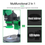 LED Microscope Illumination With Dust Protection RL-033D - Black