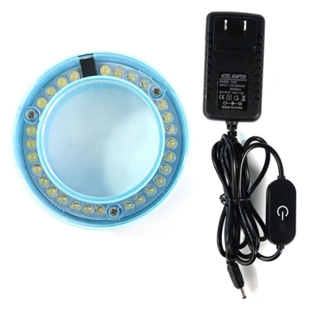 LED Microscope Illumination With Dust Protection RL-033D - Black