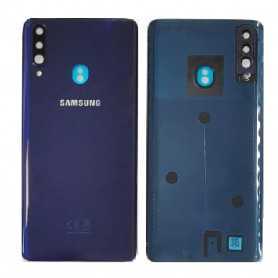 Vitre Arrière Samsung Galaxy A20S Bleu Originale - Qualité AB pour Smartphone
