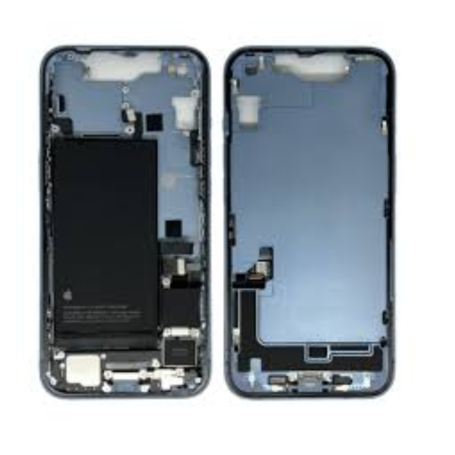 iPhone 16 Rear Chassis without Rear Glass with Battery Blue (Original Disassembled) Grade A