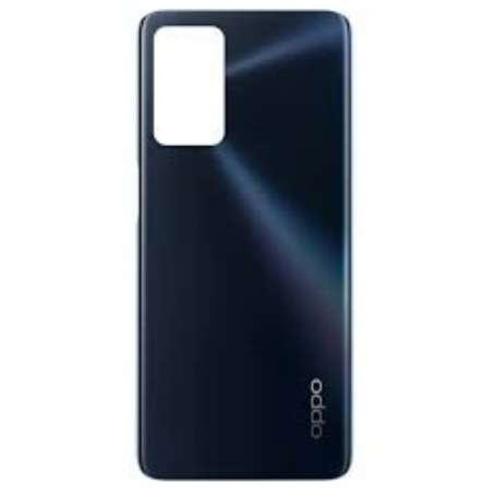 Vitre Arrière Oppo A54S Sans Contour lentille Noir Cristal (Original Démonté) - Grade AB