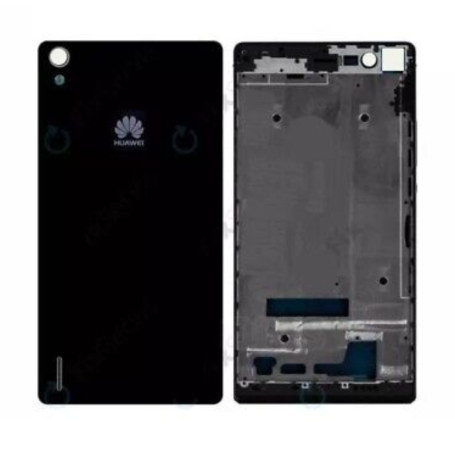 Huawei Ascend P7 Rear Window Black (Original Disassembled) - Grade A