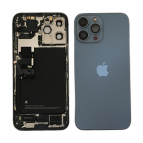 Complete Chassis iPhone 13 Pro Max Alpine Blue - Charging Connector + Battery (Original Disassembled) Grade AB