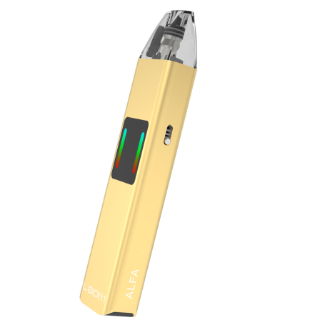 ALFA Kit X-TREME 1200mAh Vape - LEIOM - Rechargeable Type-C contains a 0.8 cartridge and a cord - 2ml - Yellow