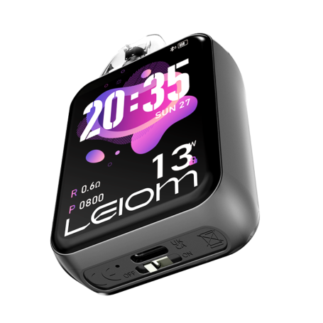 Rechargeable Smartphone Vaporizer Type-C - LEIOM - 2ml (not included) - Black