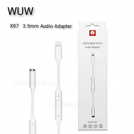 Lightning Adapter to 3.5mm Audio Jack with Bluetooth (WUW-X87)