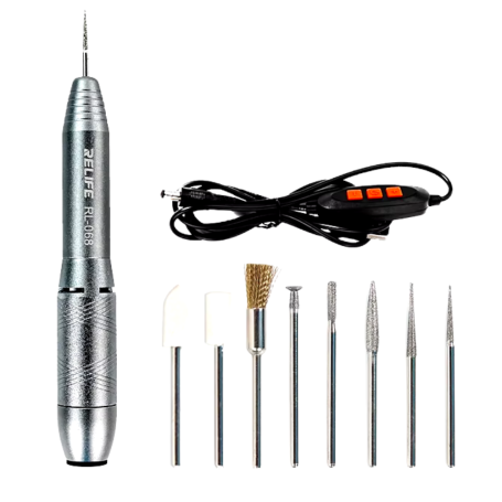 Mini stylo électrique à variateur de vitesse pour meulage et polissage rechargeable RELIFE RL-068